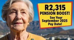 R2,315 Pension Grant September 2025: Check Full Provincial Payment Calendar
